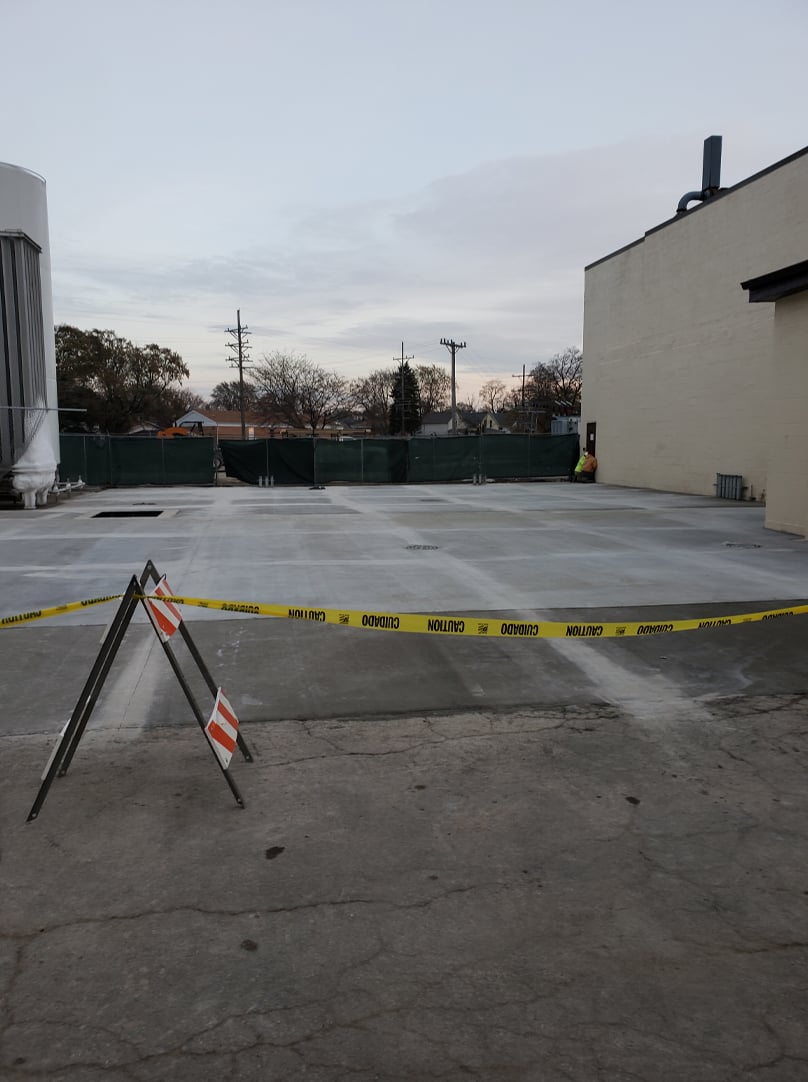 RS Martinez Concrete Contractors Inc. Installs Concrete Patio in